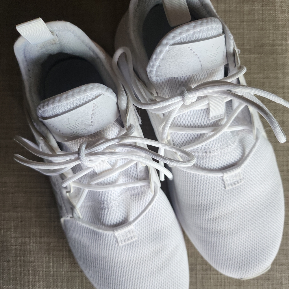 Adidas White Mesh Comfort Sneakers Size 5